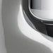 Close-up view of the Ankarsrum Assistent Original Stand Mixer in jubilee-silver (akm-6230-js, gloss-finish), highlighting its premium build, powerful motor, and unique mixing bowl design for efficient dough kneading.