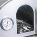 Close-up of the Mont Alpi Portable Pizza & Roast-Ready Oven (MAPZ-SS ii), highlighting its premium stainless steel construction.