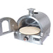 Mont Alpi Portable Pizza & Roast-Ready Oven (MAPZ-SS ii) with door open, angle view showing spacious interior.