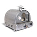 Mont Alpi Portable Pizza & Roast-Ready Oven (MAPZ-SS ii) with included pizza stone, ready for cooking.